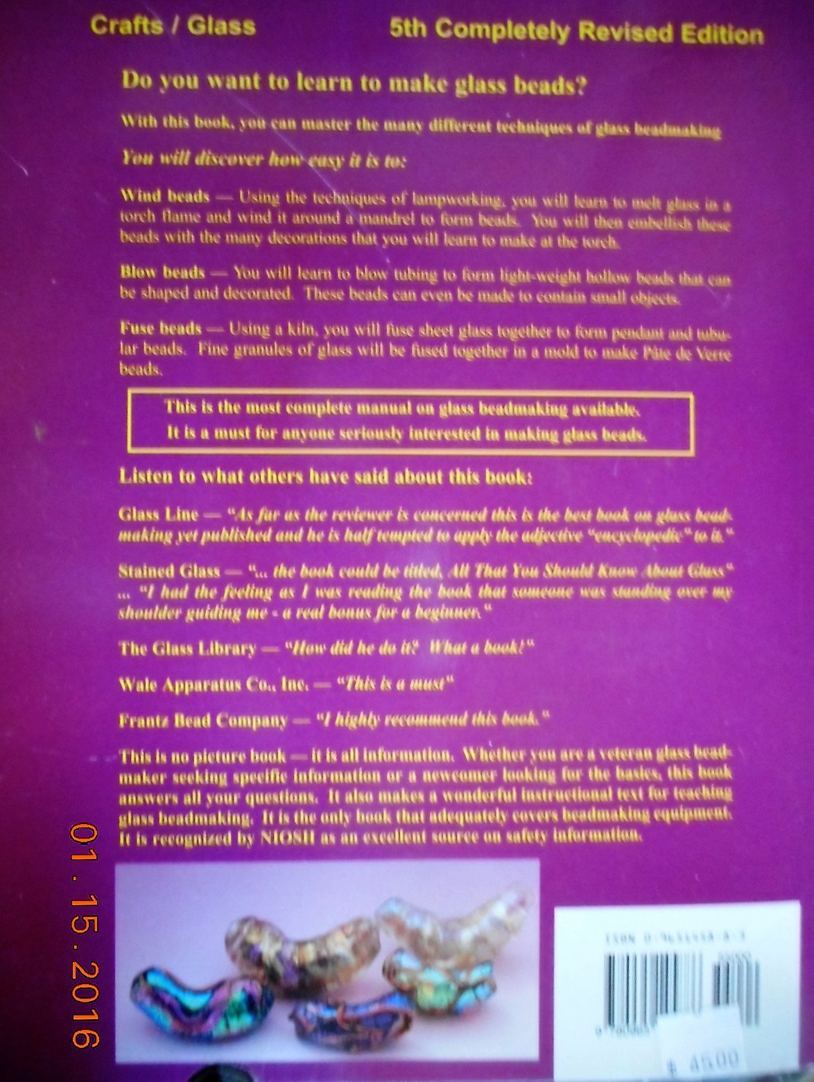 More than you ever wanted to know about glass beadmaking,Used
