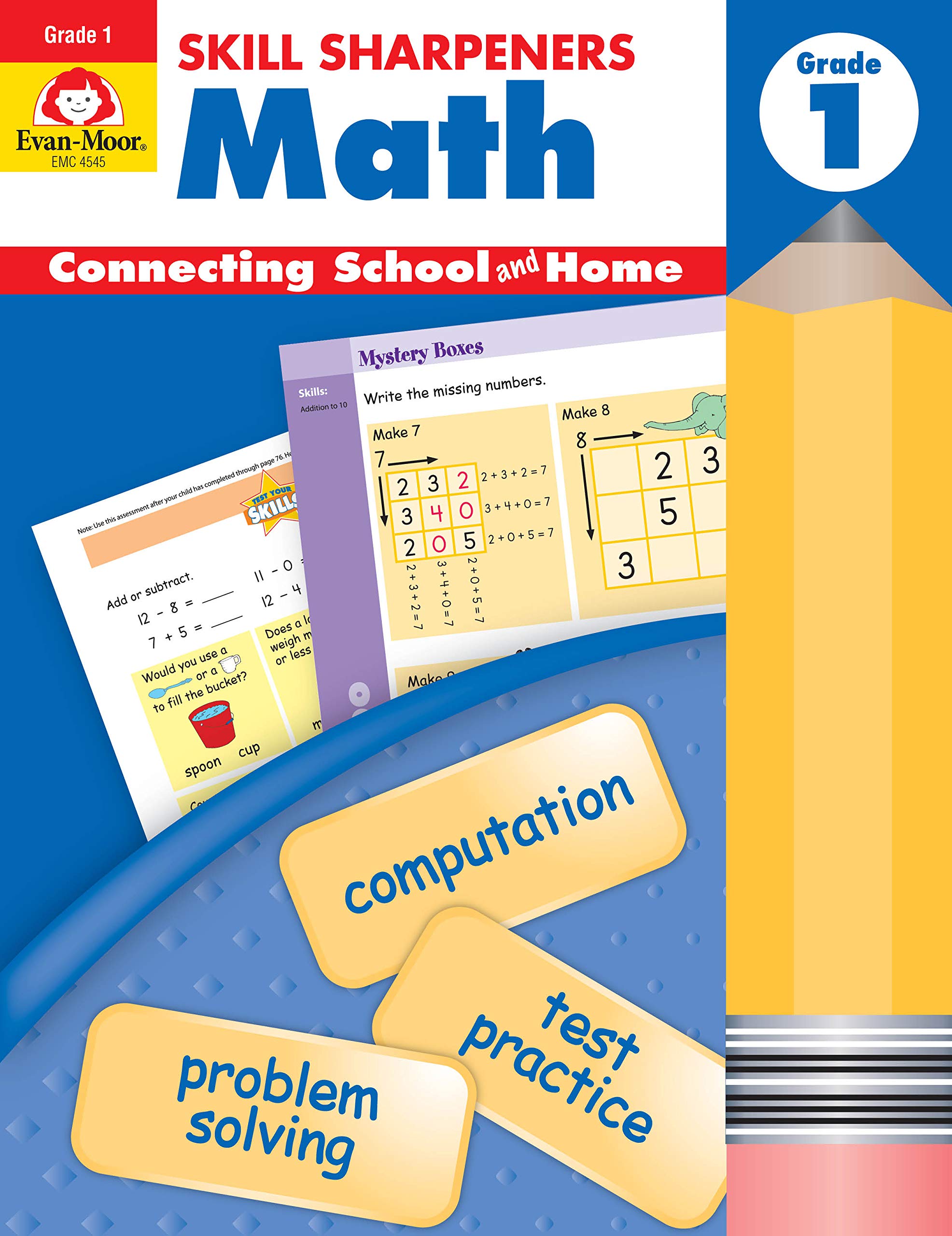 Skill Sharpeners Math, Grade 1,New