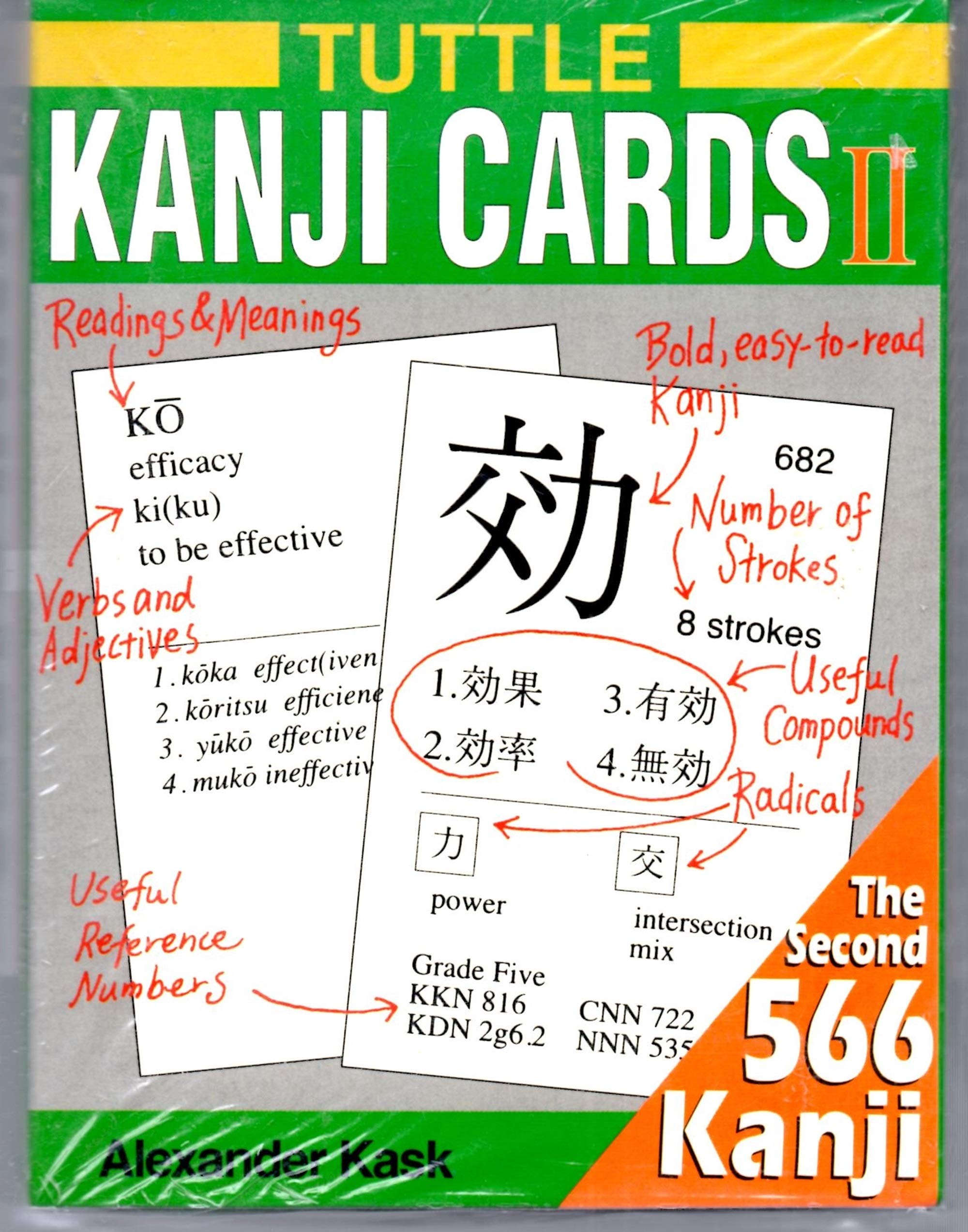 Tuttle Kanji Cards II,New