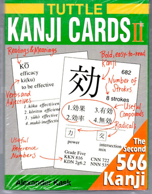 Tuttle Kanji Cards II,New
