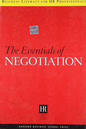 The Essentials Of Negotiation (Business Literacy for HR Professionals),Used