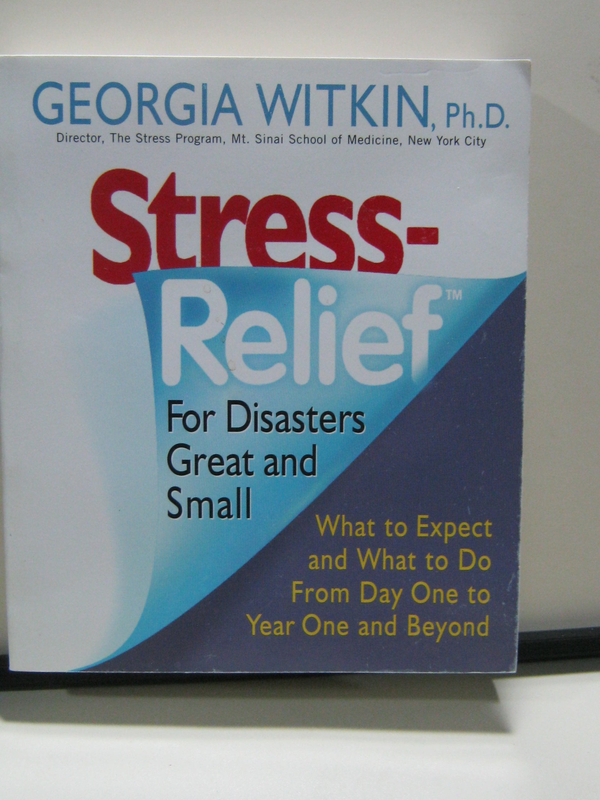 Stress Relief for Disasters Great and Small: What to Expect and What to Do from Day One to Year One and Beyond,Used