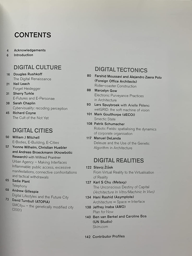 Designing for a Digital World (Architectural Design),Used
