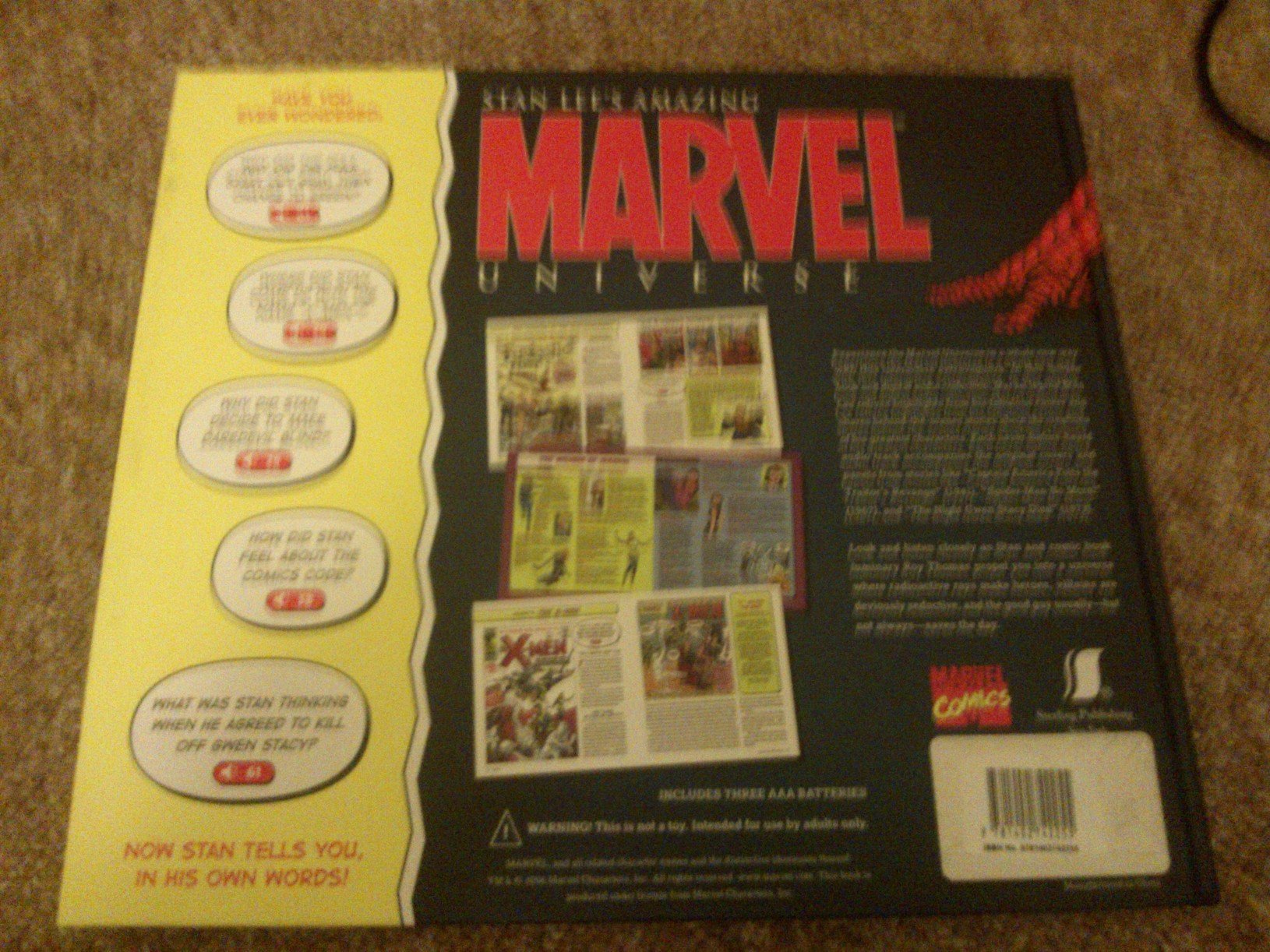 Stan Lee'S Amazing Marvel Universe,Used