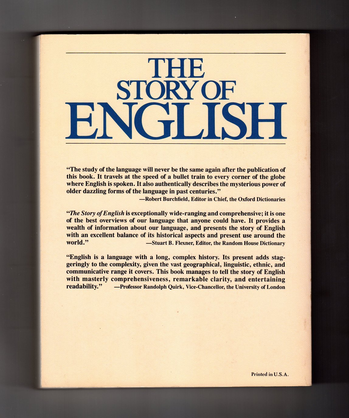 The Story Of English,New