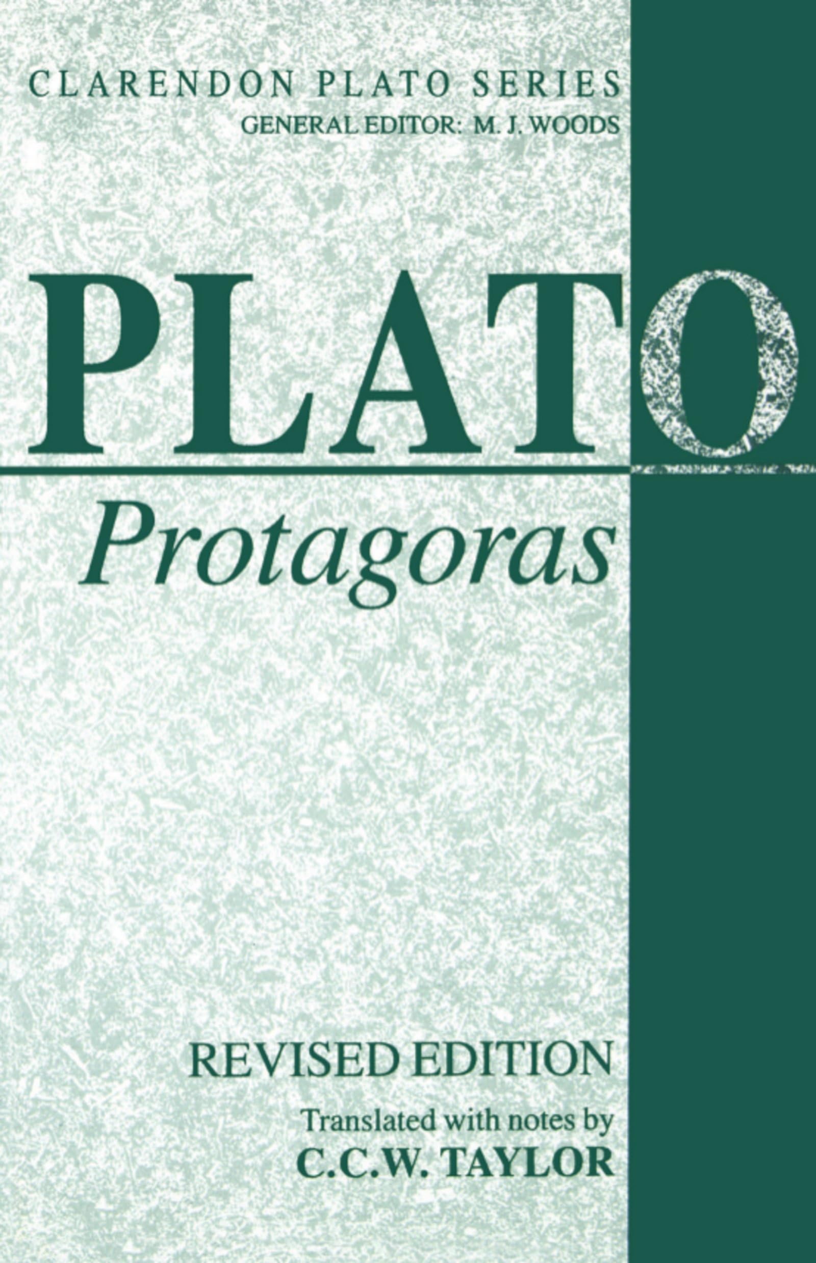 Protagoras (Clarendon Plato Series),Used