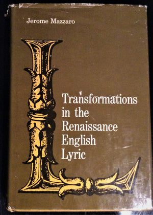 Transformations in the Renaissance English lyric,Used