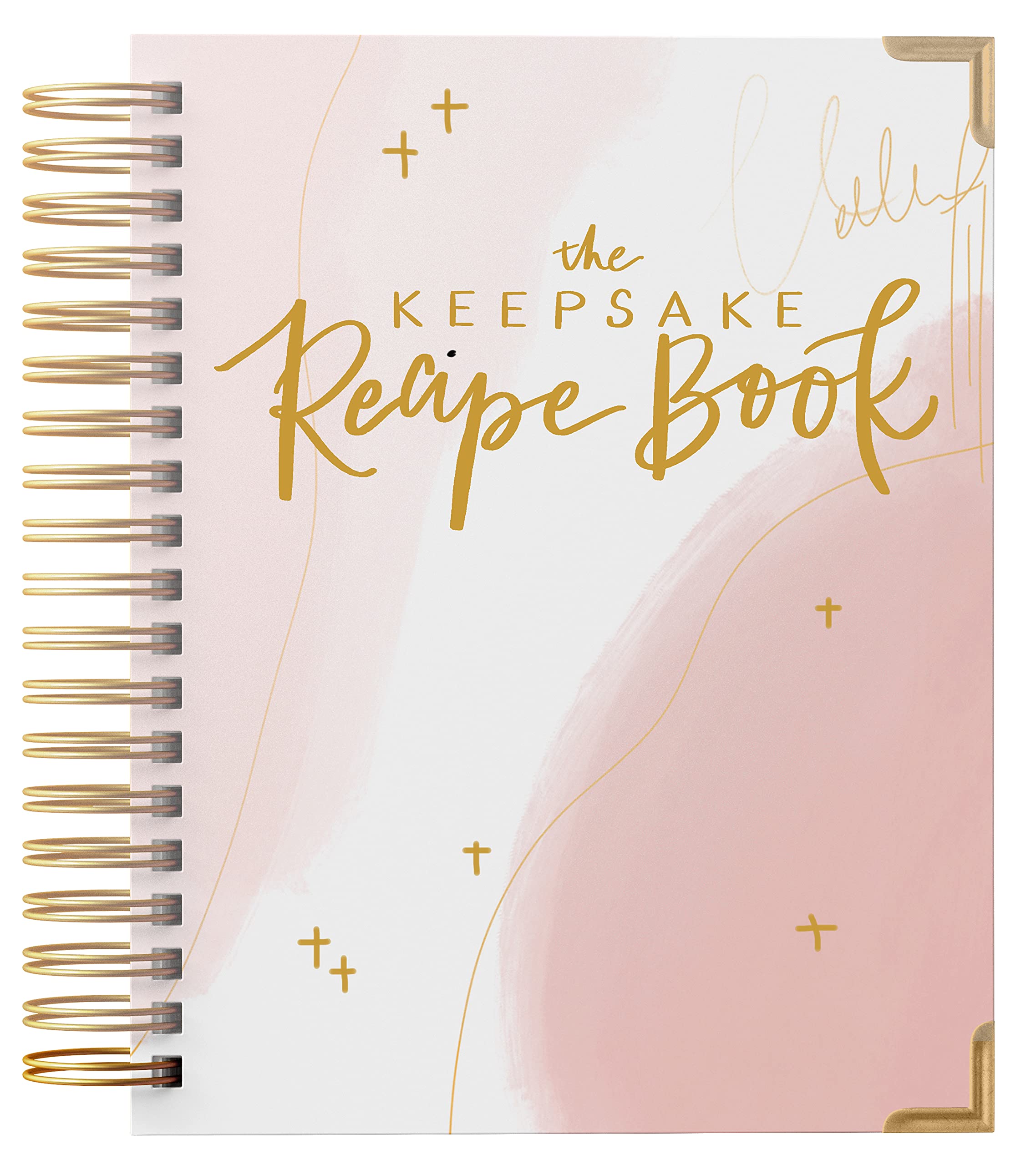 The Keepsake Recipe Book: A Blank Recipe Notebook To Write In Your Own Recipes & Create Your Own Cookbook Journal (Spiralbound