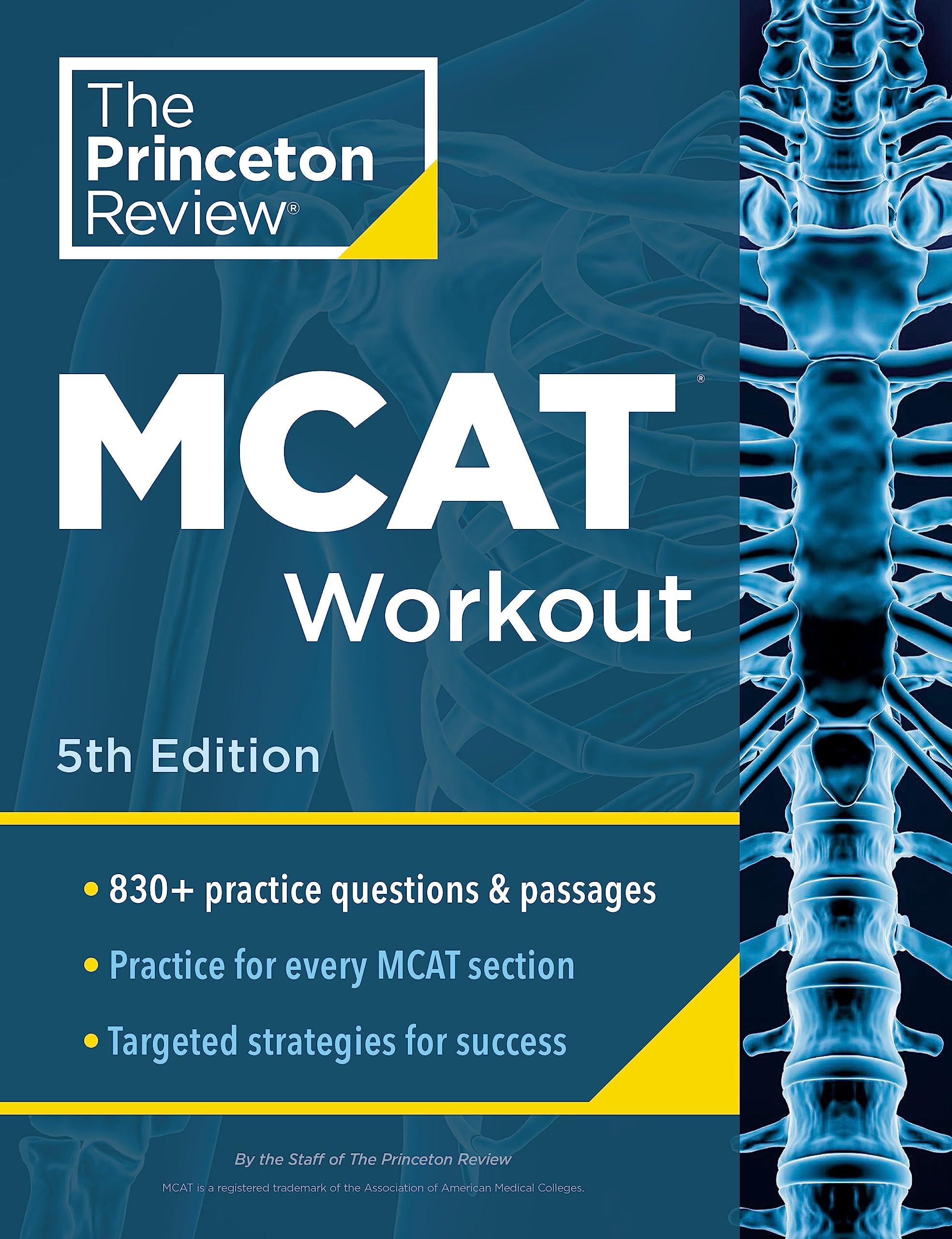 Princeton Review Mcat Workout, 5Th Edition: 830+ Practice Questions & Passages For Mcat Scoring Success (Graduate School Test Pr,Used