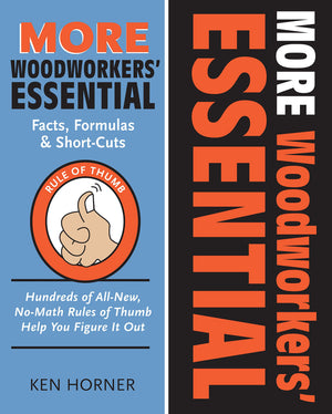 More Woodworkers' Essential Facts, Formulas & ShortCuts: Hundreds of AllNew, NoMath Rules of Thumb Help You Figure it Out (Fo,New