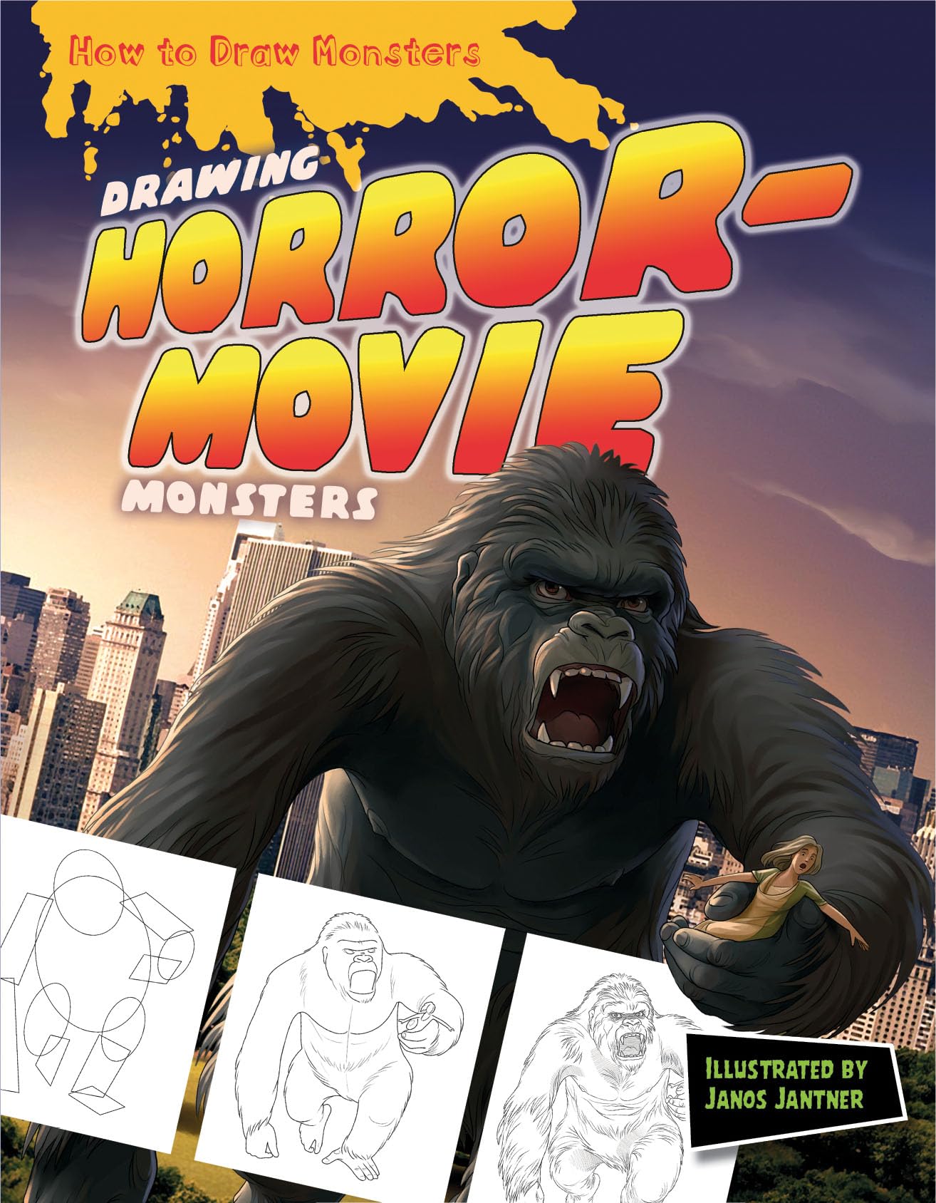Drawing HorrorMovie Monsters (How to Draw Monsters),Used