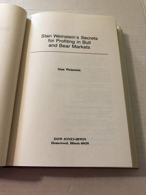 Stan Weinstein's Secrets for Profiting in Bull and Bear Markets,Used