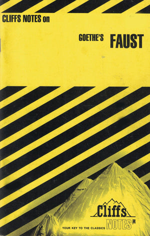 Faust, Parts 1 And 2 (Cliffs Notes)-new