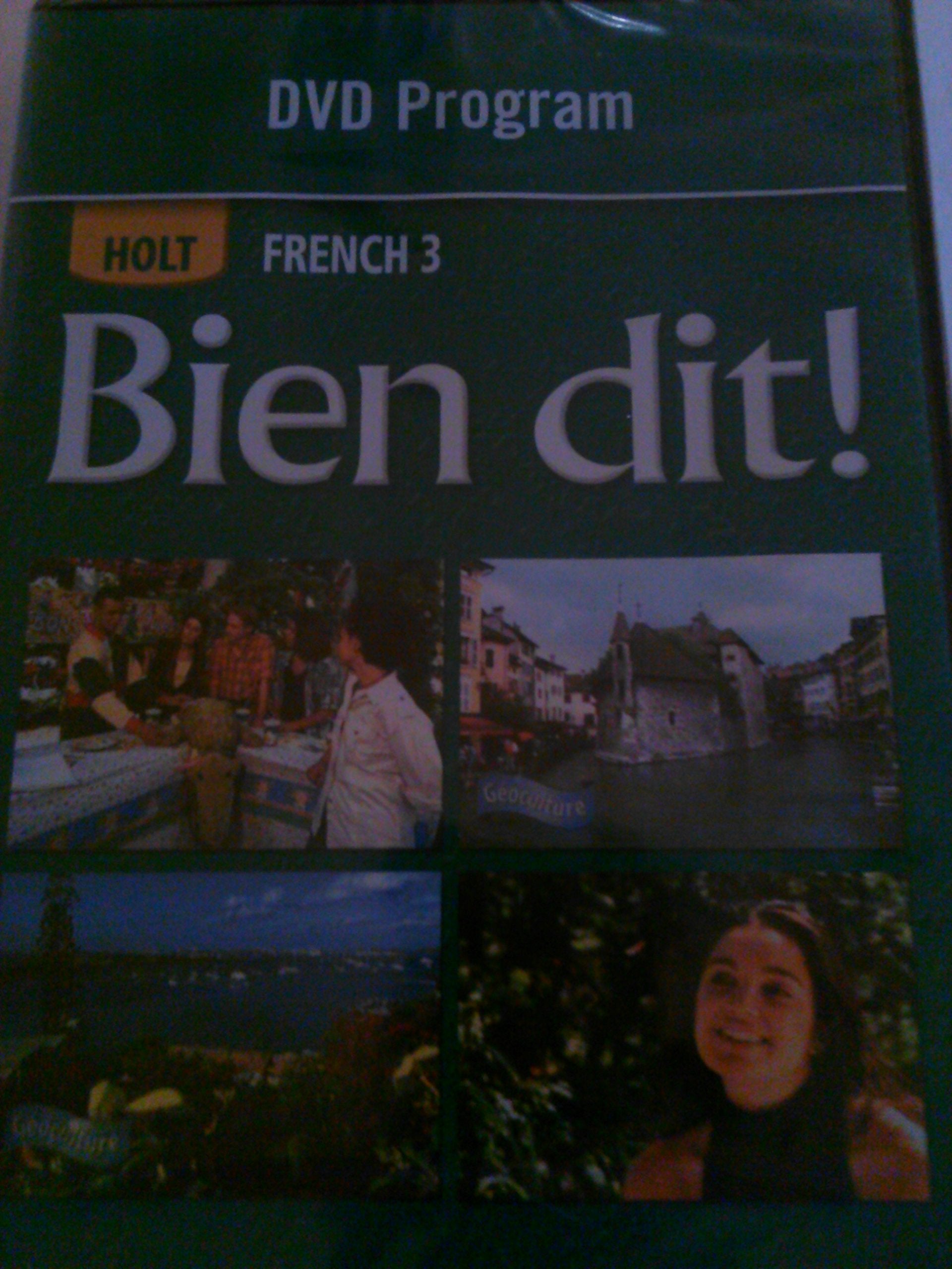 Bien dit!: DVD Tutor Level 3,Used