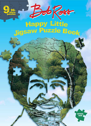 Bob Ross Happy Little Jigsaw Puzzle Book (Jigsaw Puzzle Books),Used