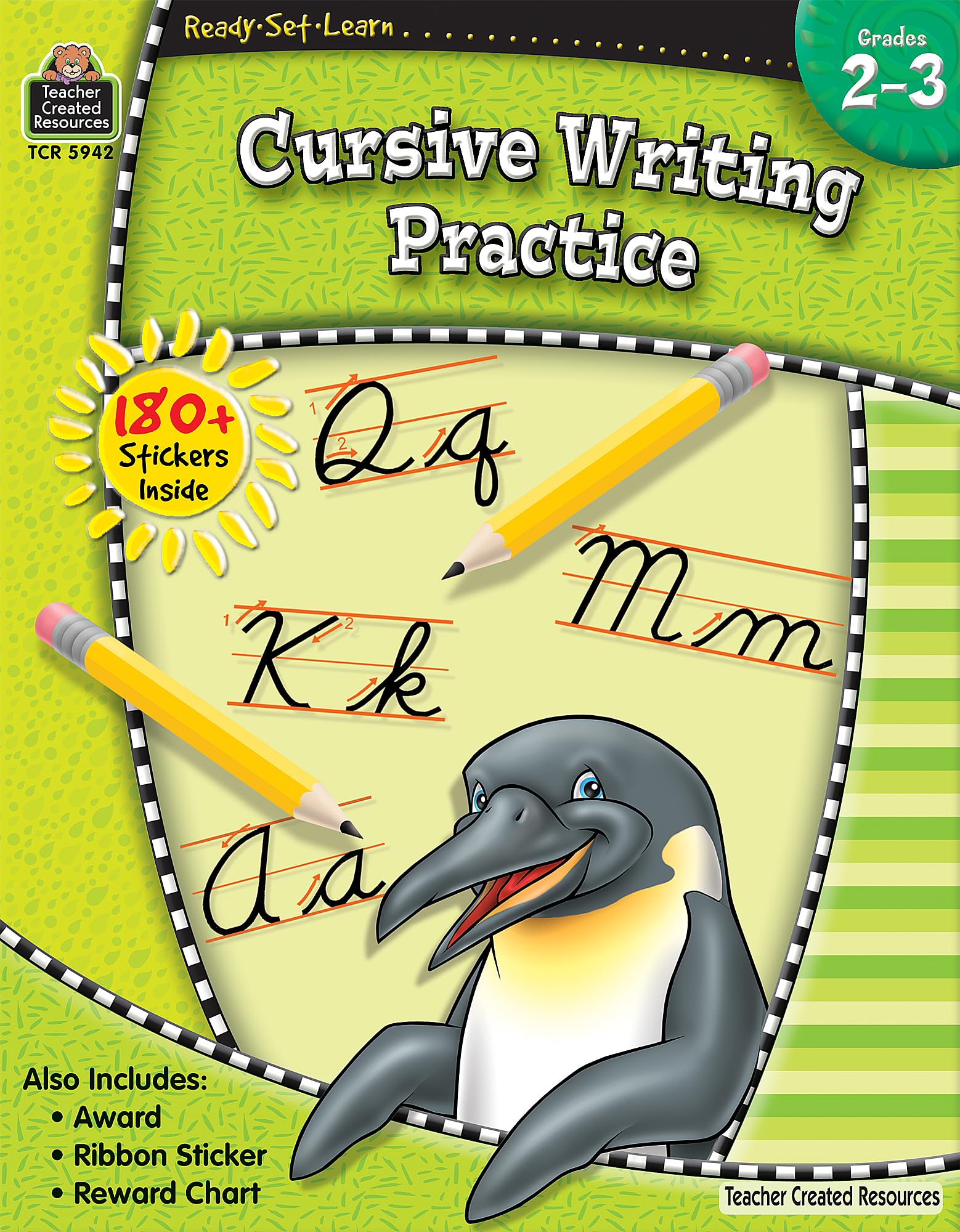 ReadySetLearn: Cursive Writing Practice, Grades 23 from Teacher Created Resources (Ready, Set, Learn Series),Used
