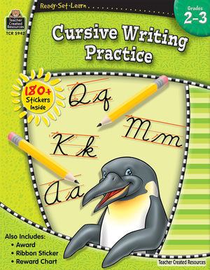 ReadySetLearn: Cursive Writing Practice, Grades 23 from Teacher Created Resources (Ready, Set, Learn Series),Used