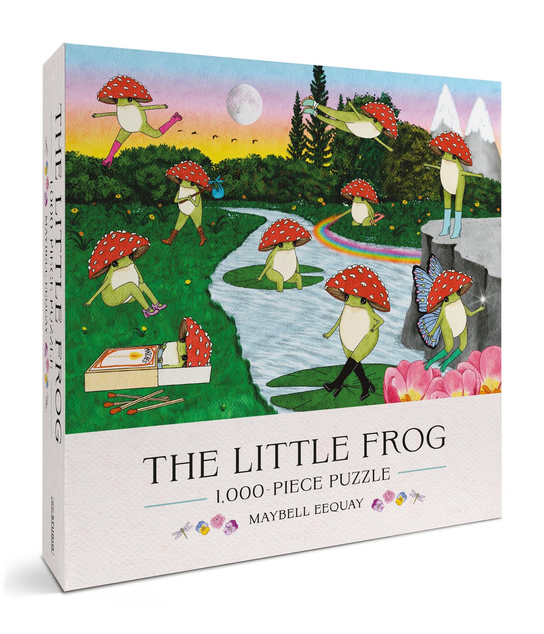 The Little Frog 1,000Piece Puzzle: An Official Jigsaw Puzzle Illustrated By Maybell Eequay