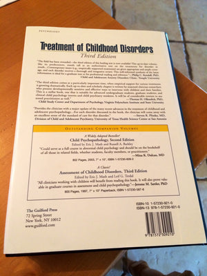 Treatment of Childhood Disorders, Third Edition,New