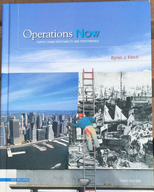 Operations Now: Supply Chain Profitability and Performance [With CDROM],Used