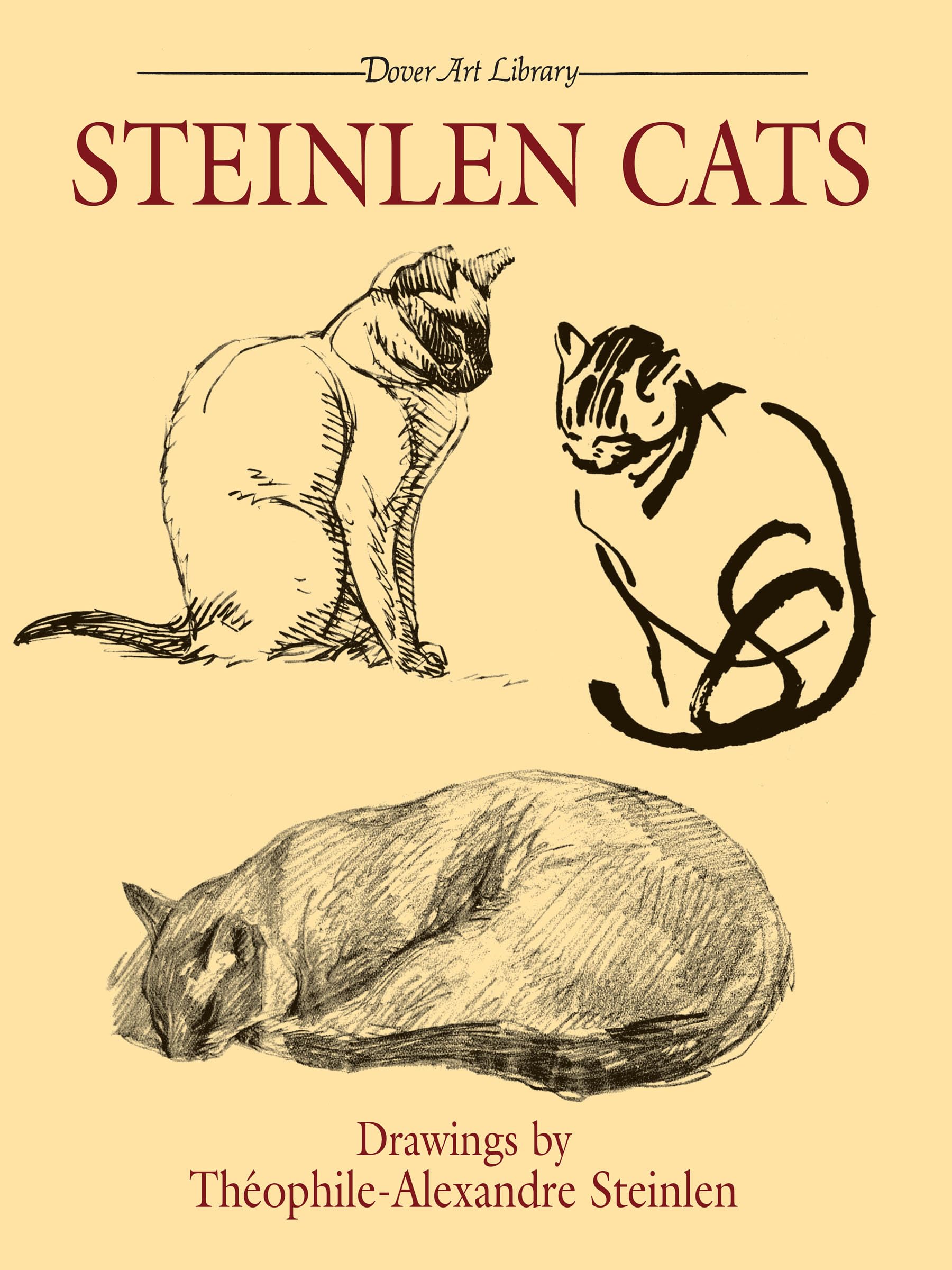 Steinlen Cats (Dover Fine Art, History Of Art),New
