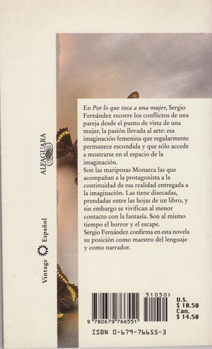 Por Lo Que Toca a Una Mujer (Vintage) (Spanish Edition),Used
