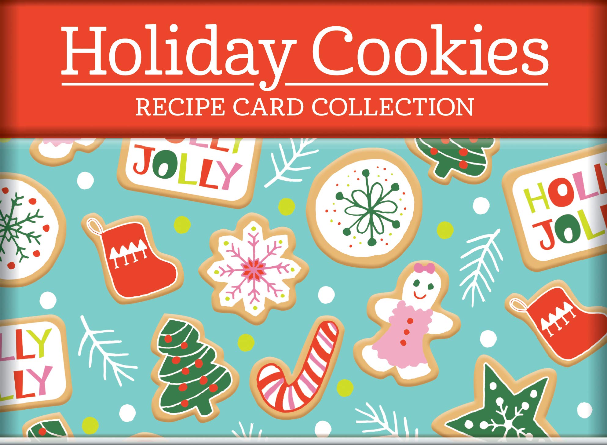 Holiday Cookies  Recipe Card Collection Tin,Used