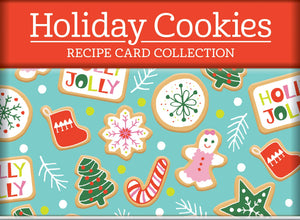 Holiday Cookies  Recipe Card Collection Tin,Used