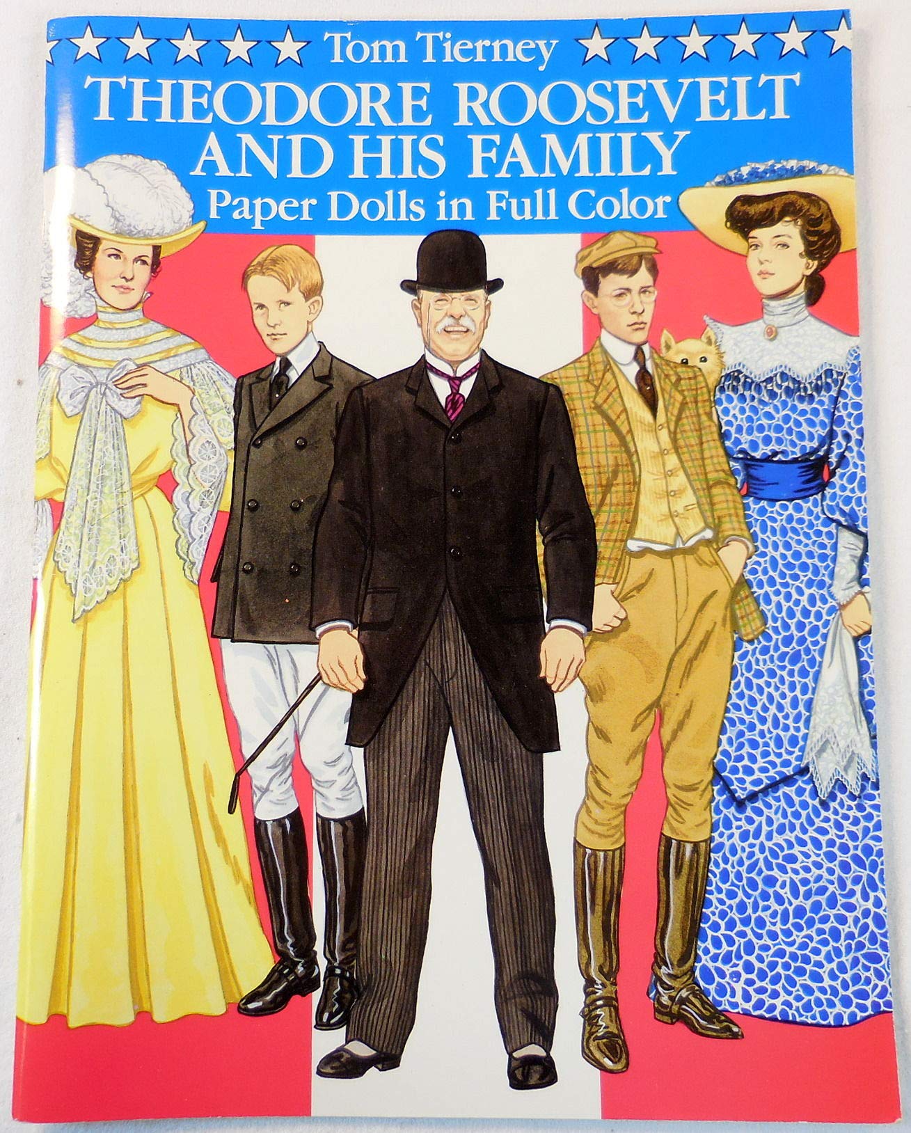 Theodore Roosevelt and His Family Paper Dolls in Full Color,Used