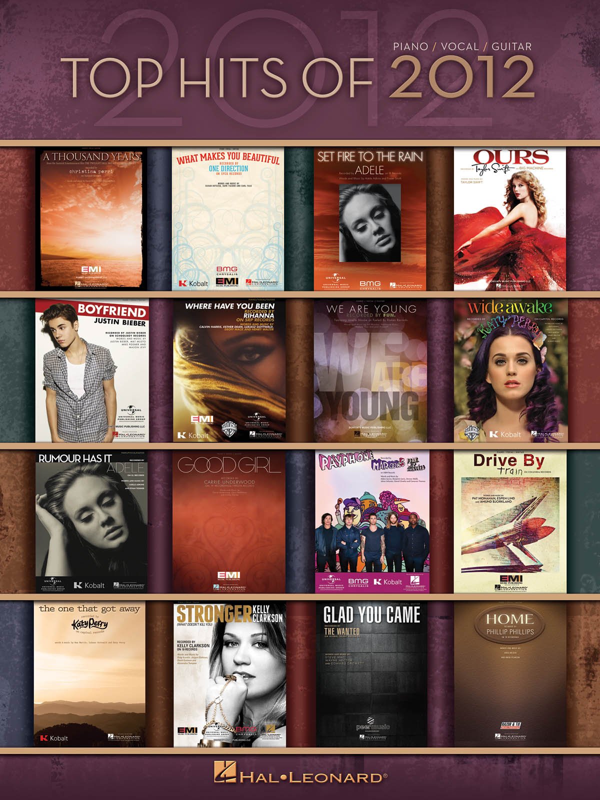 Top Hits Of 2012 (Top Hits Of Piano Vocal Guitar),Used