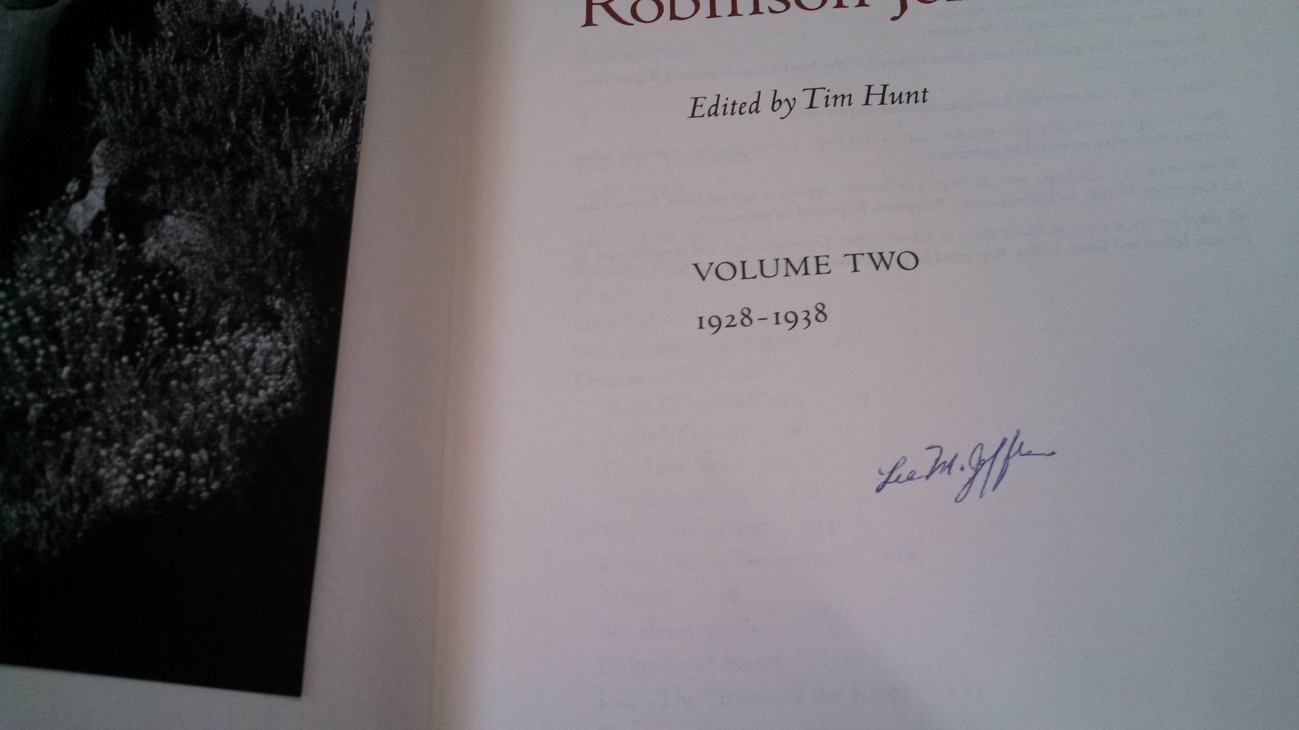 The Collected Poetry Of Robinson Jeffers: Volume One: 19201928 (Volume 1),New