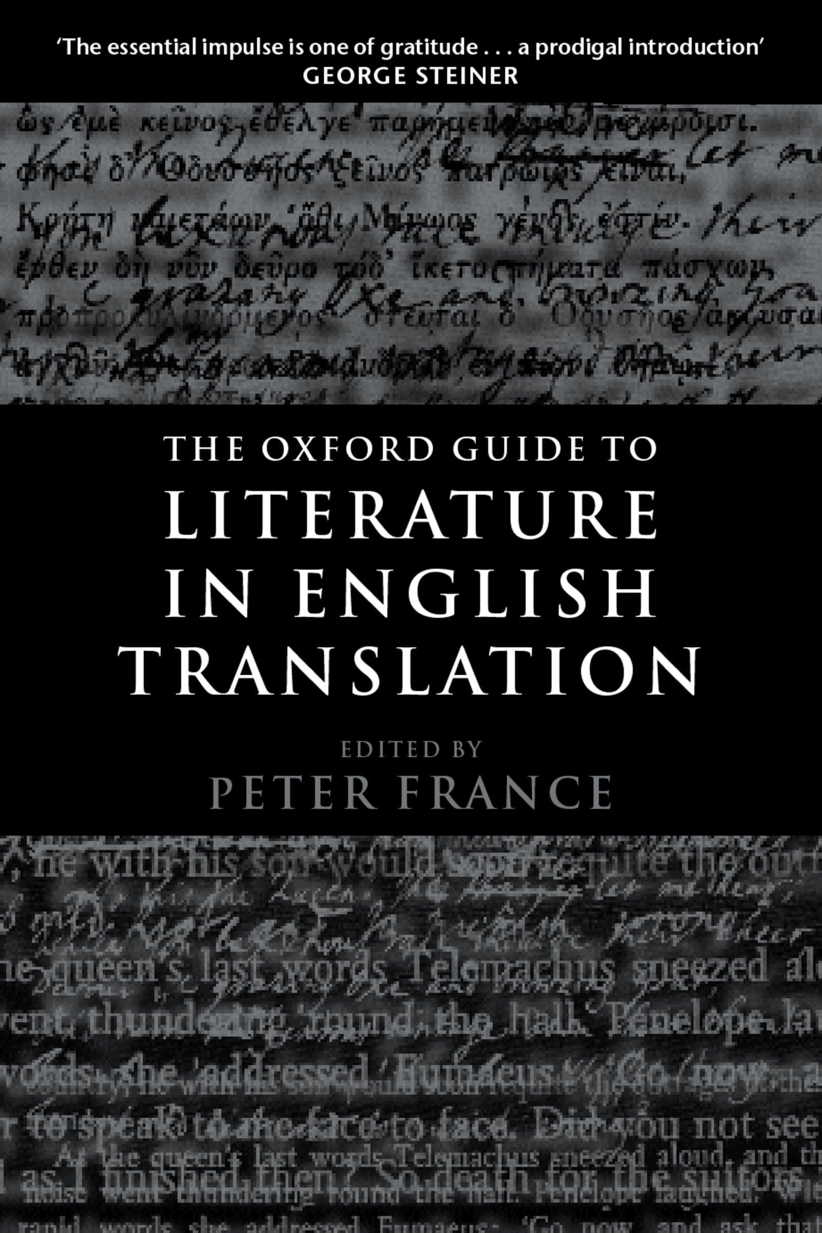 The Oxford Guide to Literature in English Translation,Used