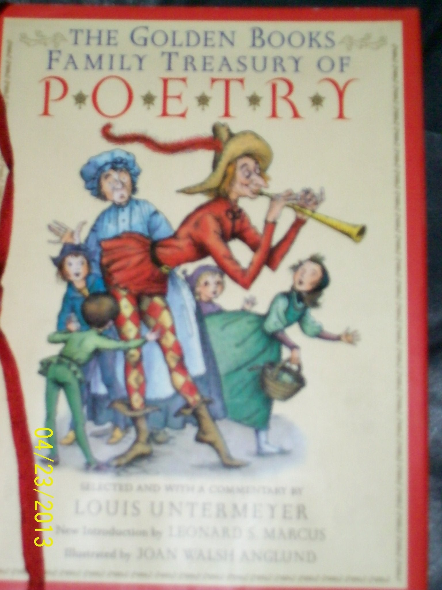 The Golden Books Family Treasury of Poetry,Used