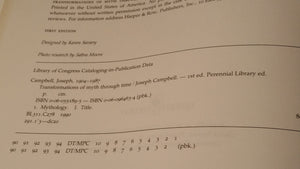 Transformations of Myth Through Time,Used