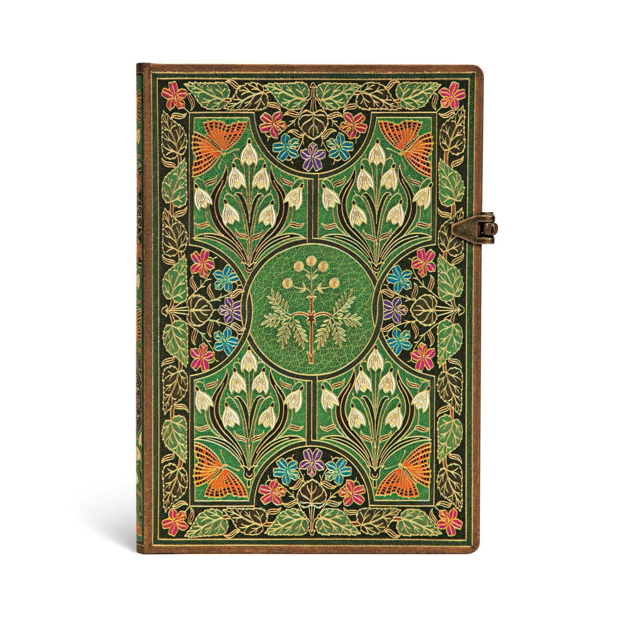 Poetry In Bloom Midi Lined Hardcover Journal, 144Pg, 120Gsm By Paperblanks (Poetry In Bloom)