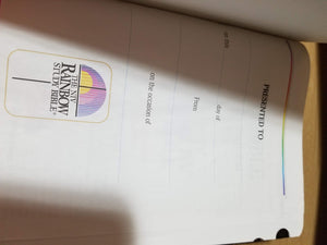 The Rainbow Study Bible New International Version/Genuine Bonded Leather,Used