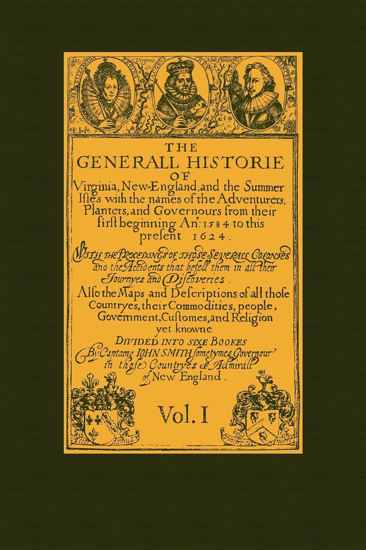 Generall Historie Of Virginia Vol 1: New England & The Summer Isles (Applewood Books),Used