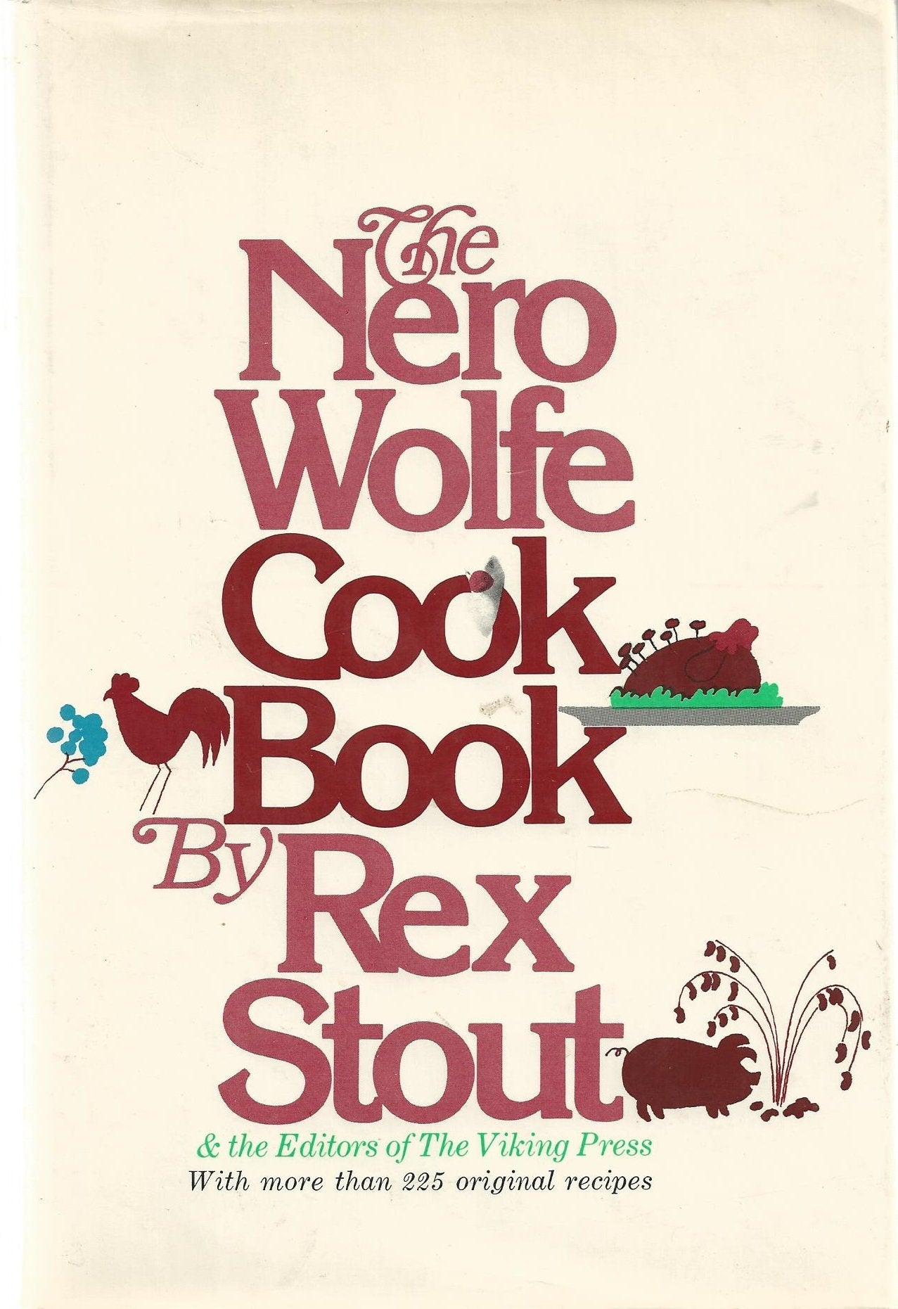 The Nero Wolfe Cookbook by Rex Stout (1973),Used