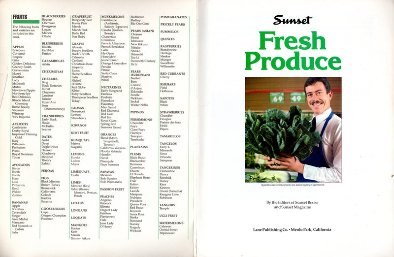 Fresh Produce/A to Z: How to Select, Store and Prepare, over 250 Recipes,Used