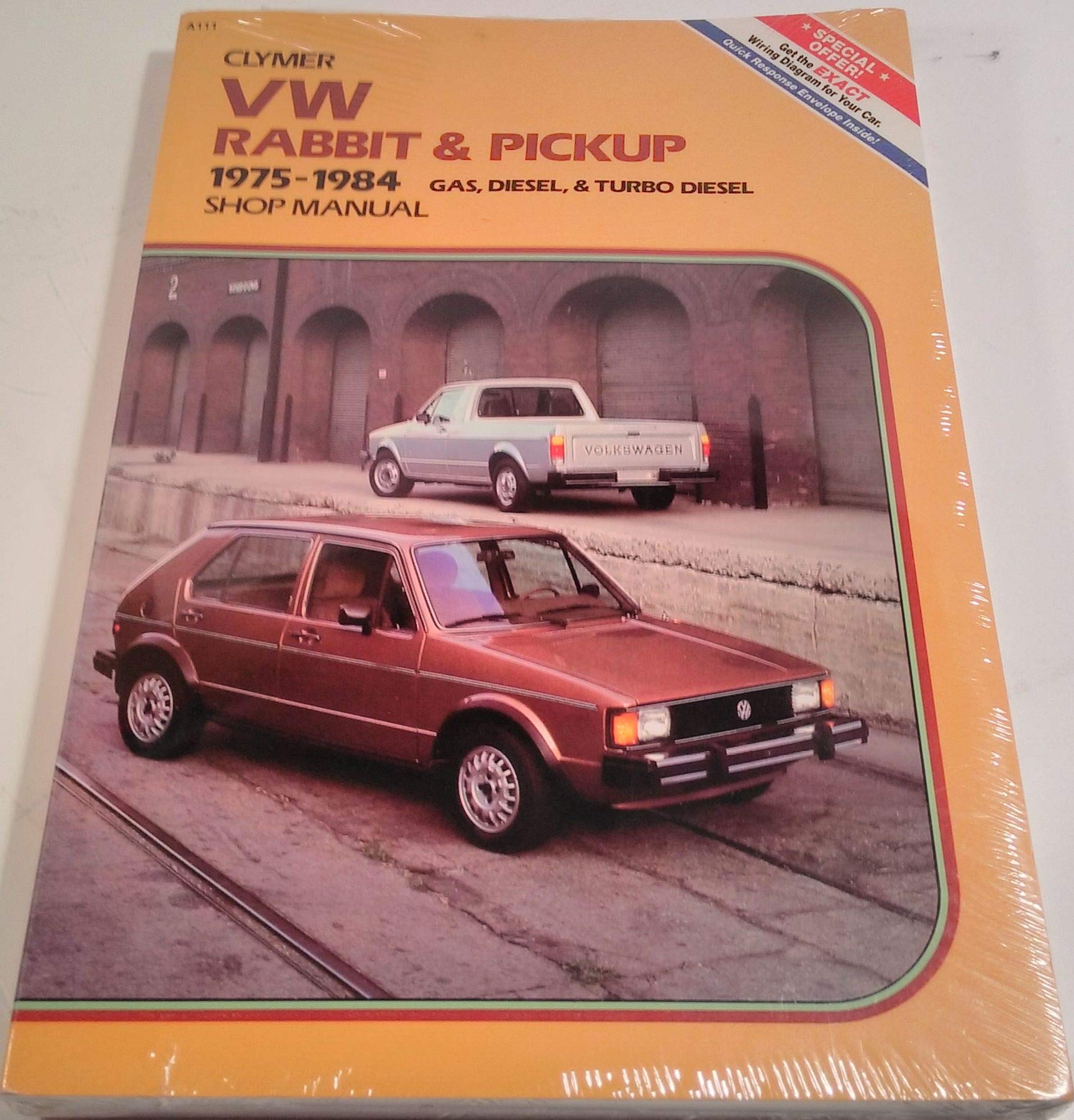 Vw Rabbit & Pickup, 19751984 Gas, Diesel & Turbo Diesel Shop Manual,New