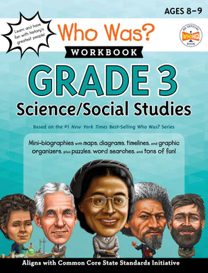 Who Was? Workbook: Grade 3 Science/Social Studies (Who Was? Workbooks),Used