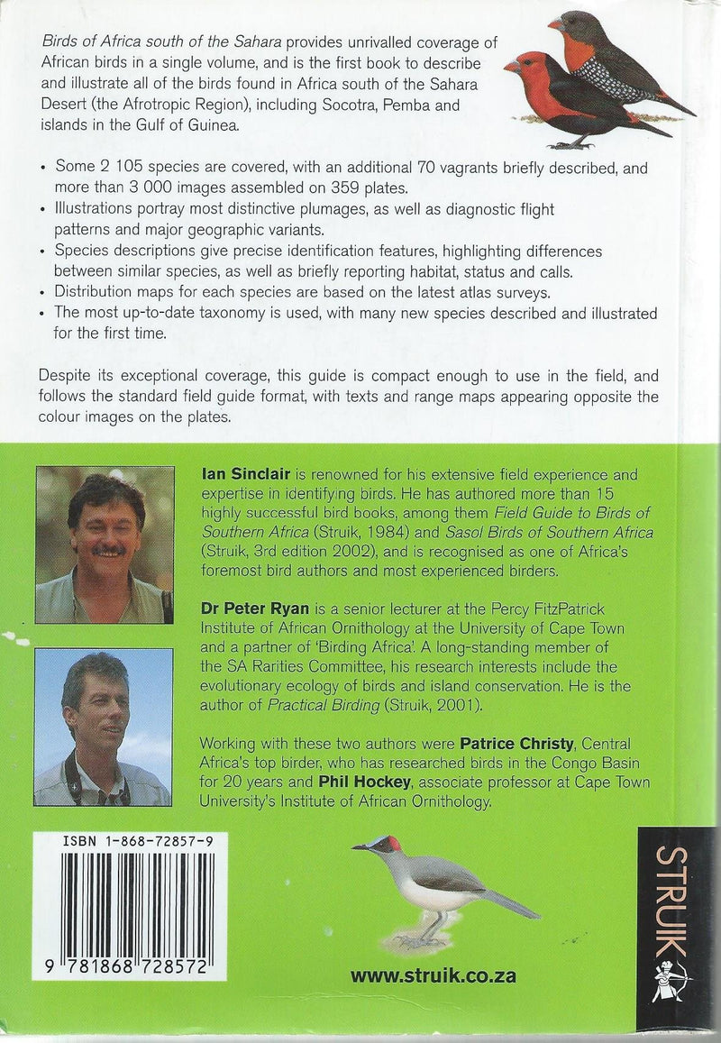 Birds of Africa South of the Sahara: A Comprehensive Illustrated Field Guide,Used