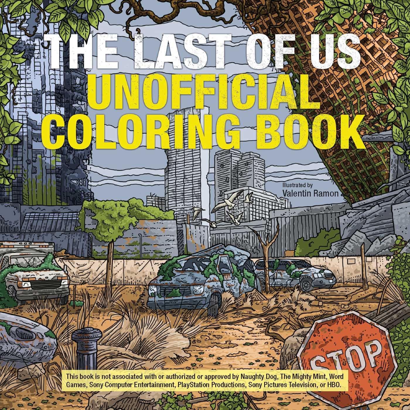 The Last Of Us Unofficial Coloring Book,Used