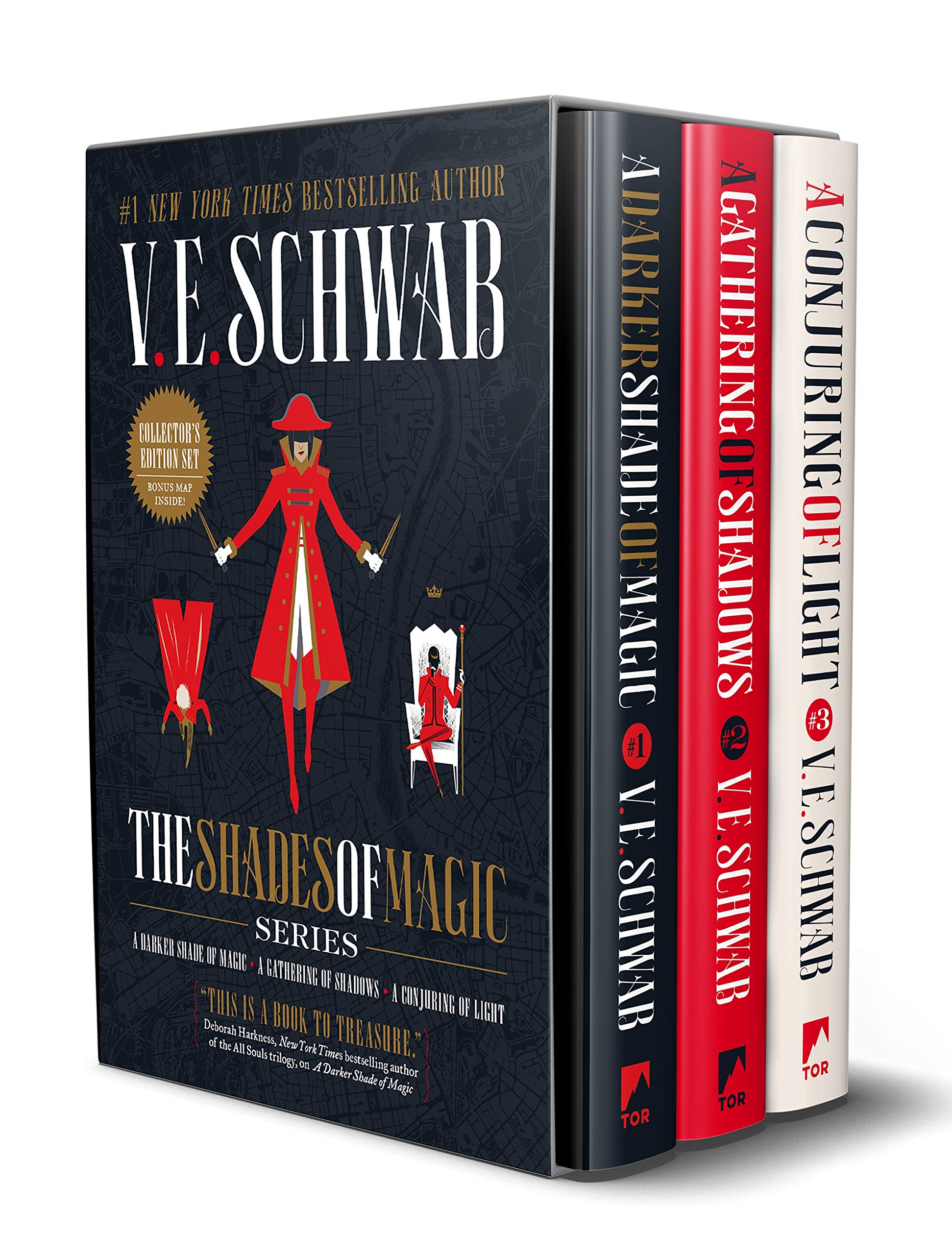 Shades of Magic Collector's Editions Boxed Set: A Darker Shade of Magic, A Gathering of Shadows, and A Conjuring of Light,Used