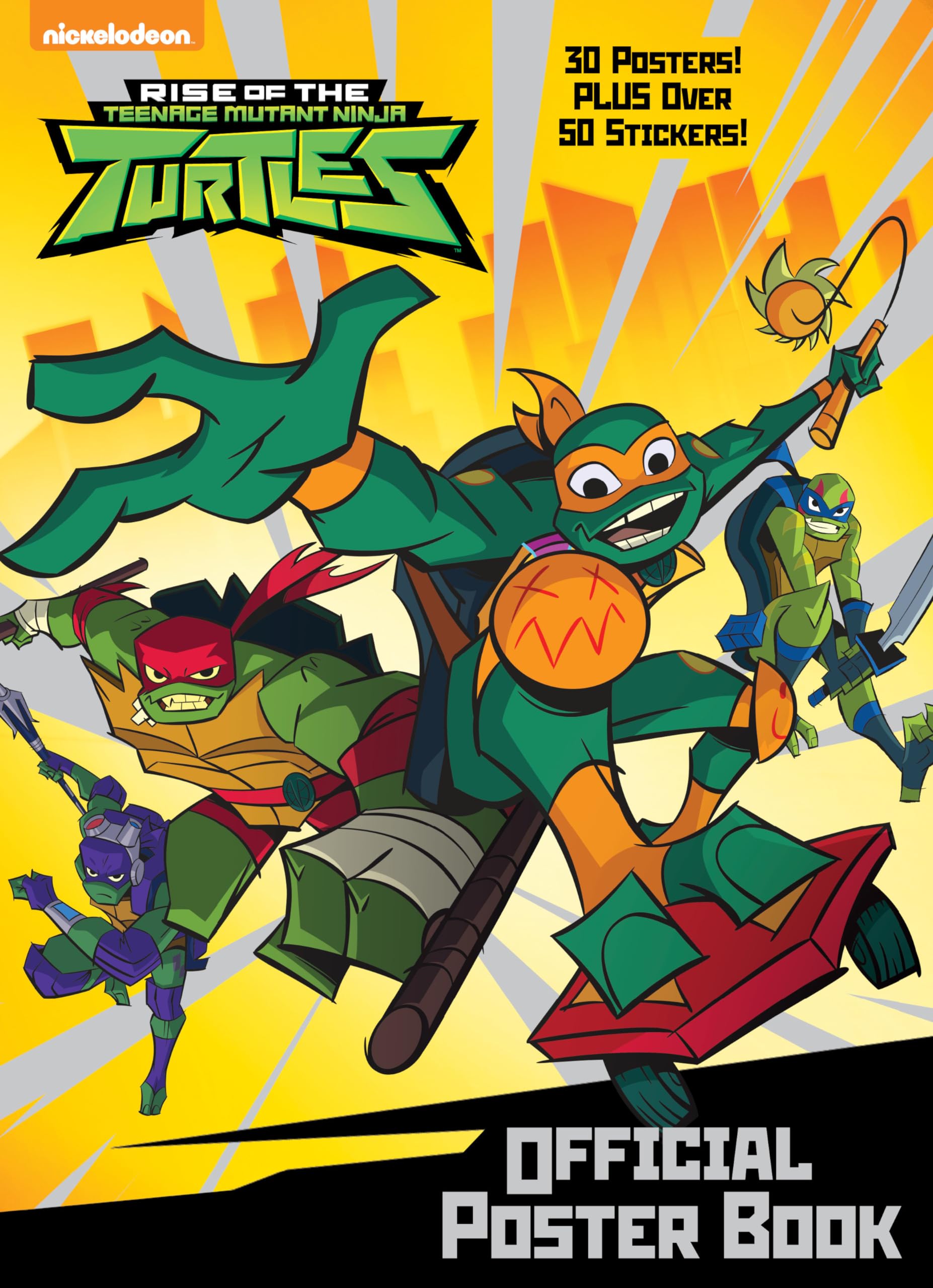 Rise Of The Teenage Mutant Ninja Turtles: Official Poster Book (Rise Of The Teenage Mutant Ninja Turtles),New
