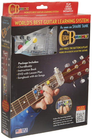 ChordBuddy Learning System: Includes ColorCoded Songbook, Instruction Book, DVD and ChordBuddy Device!,New