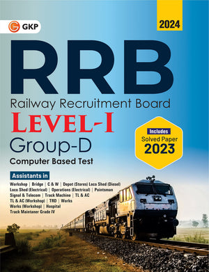 Gkp Rrb Group D Level 1 Exam Guide 2024 | Complete Cbt Preparation | Railway Recruitment Board Exam Preparation | 2023 Year Solved Papers