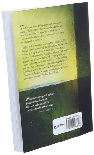 Proverbs: Wisdom from Above (Passion Translation),Used