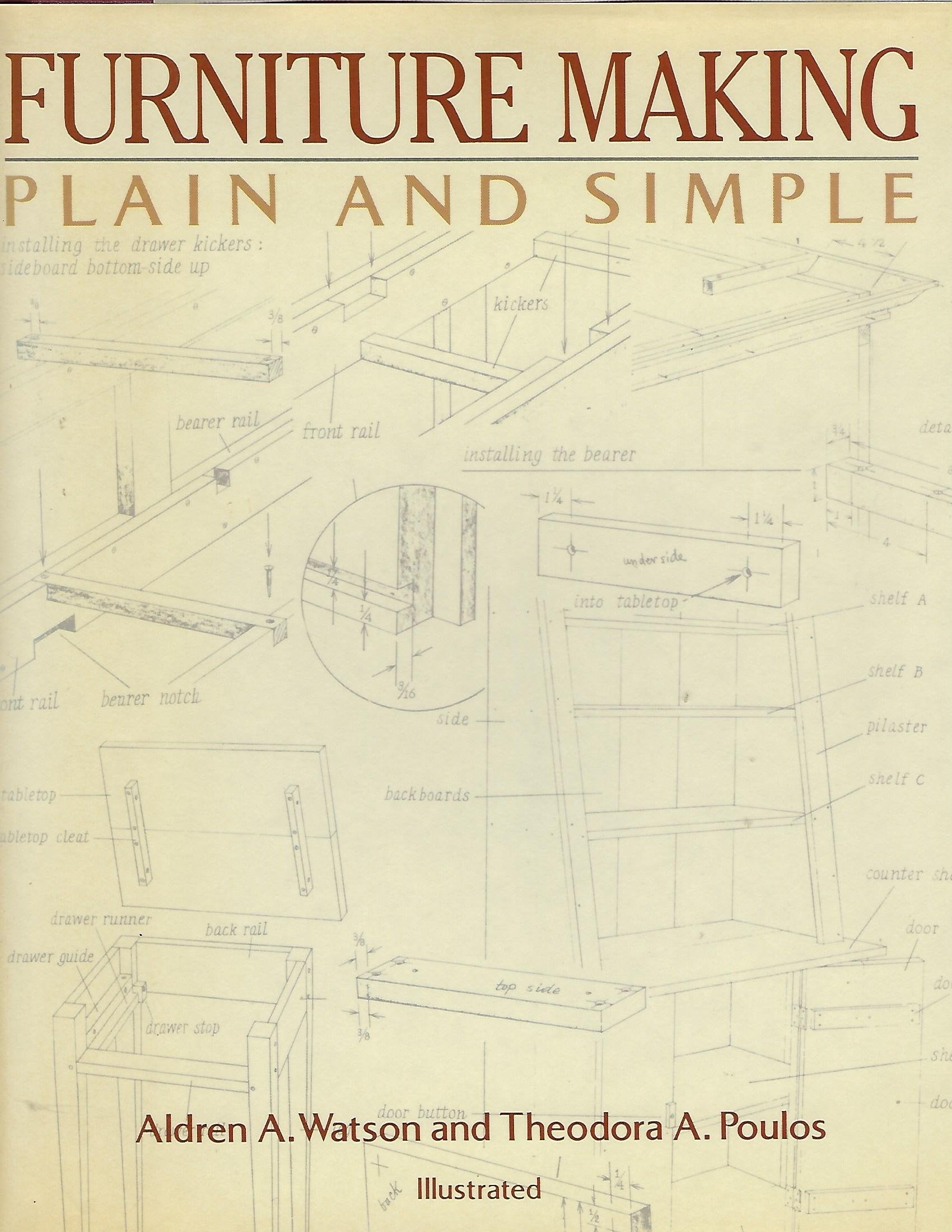 Furniture Making Plain & Simple,New
