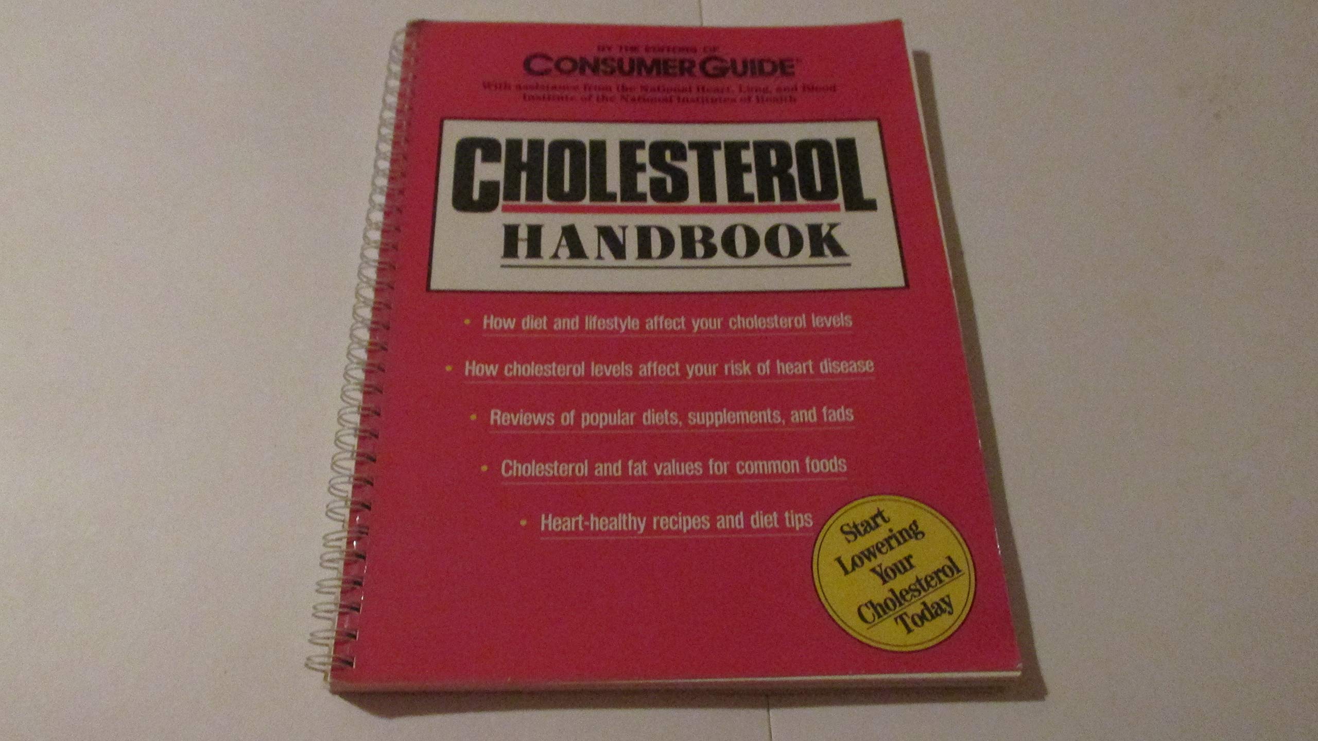 Cholesterol Handbook,Used